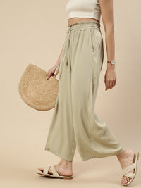 Flared Palazzo-Golden Beige