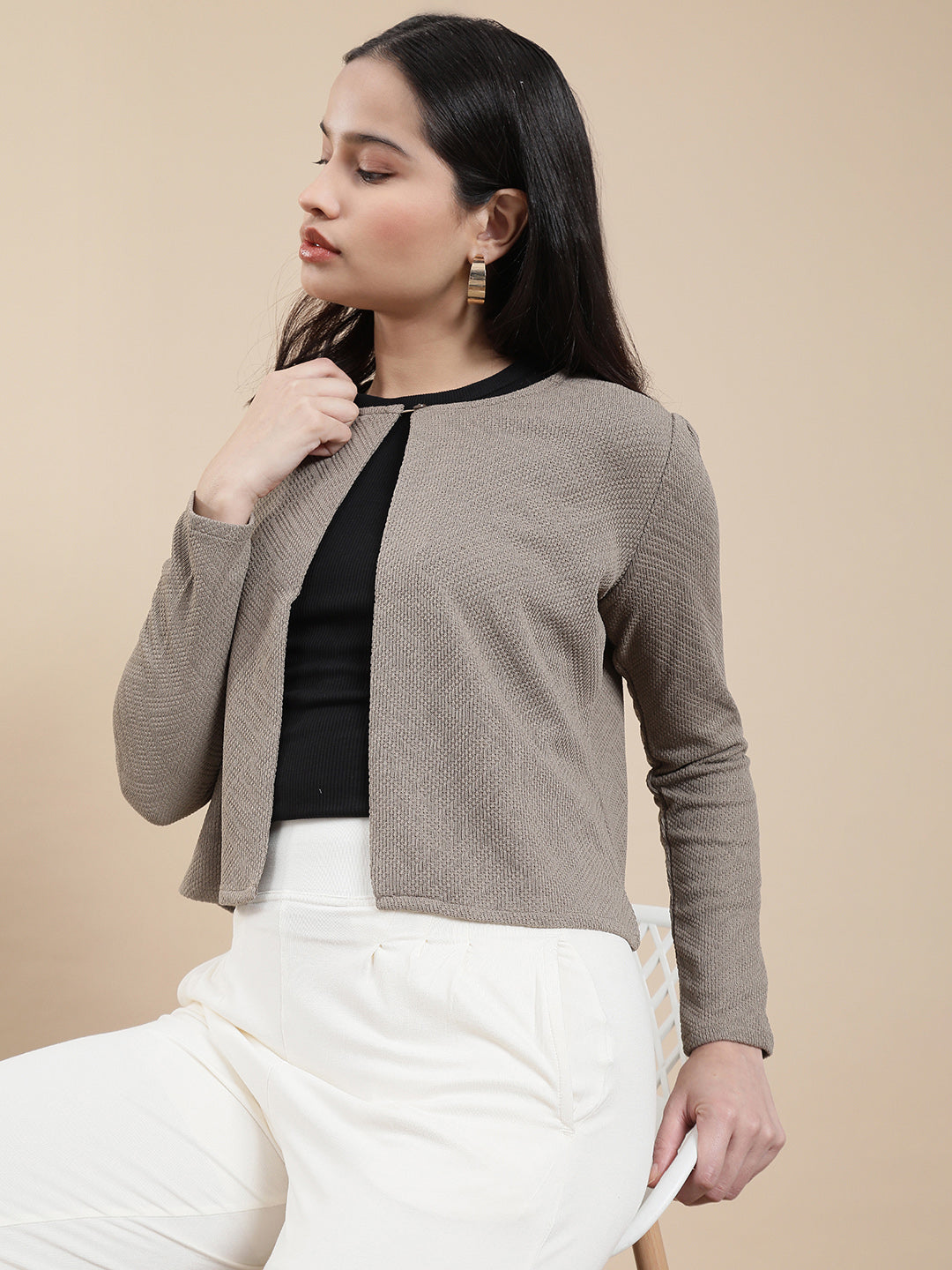 De Moza Women Casual Top Light Olive Green