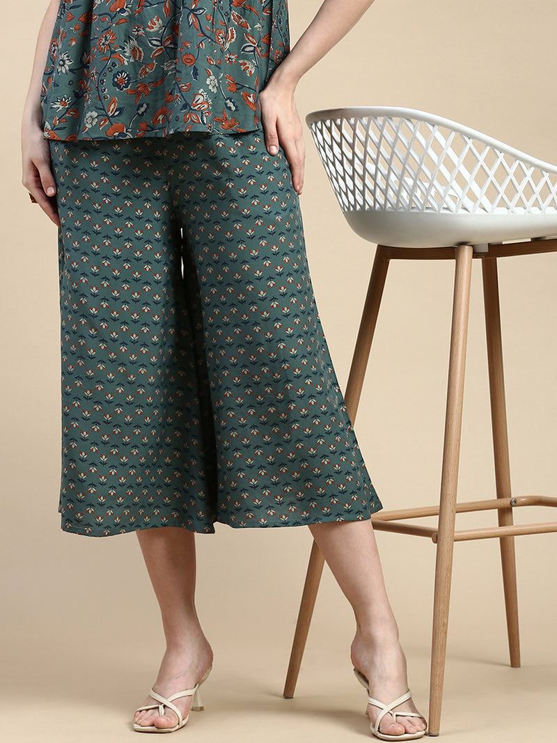 Culottes AOP-Green - De Moza