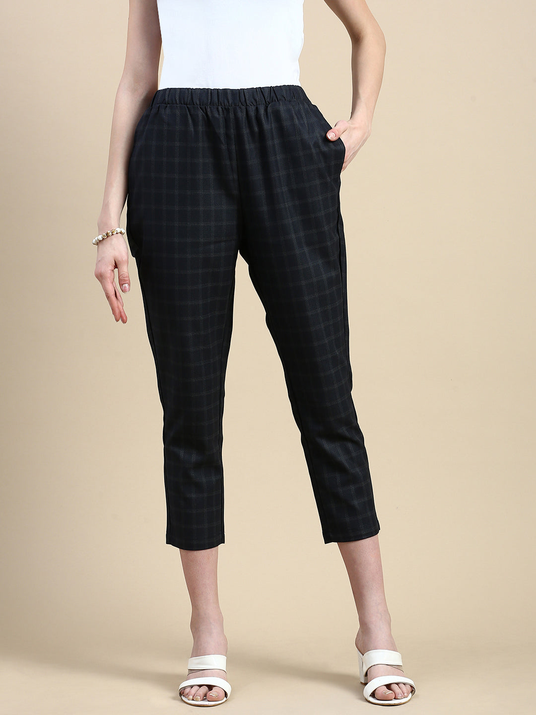 Formal Pants-Dark Navy Blue - De Moza