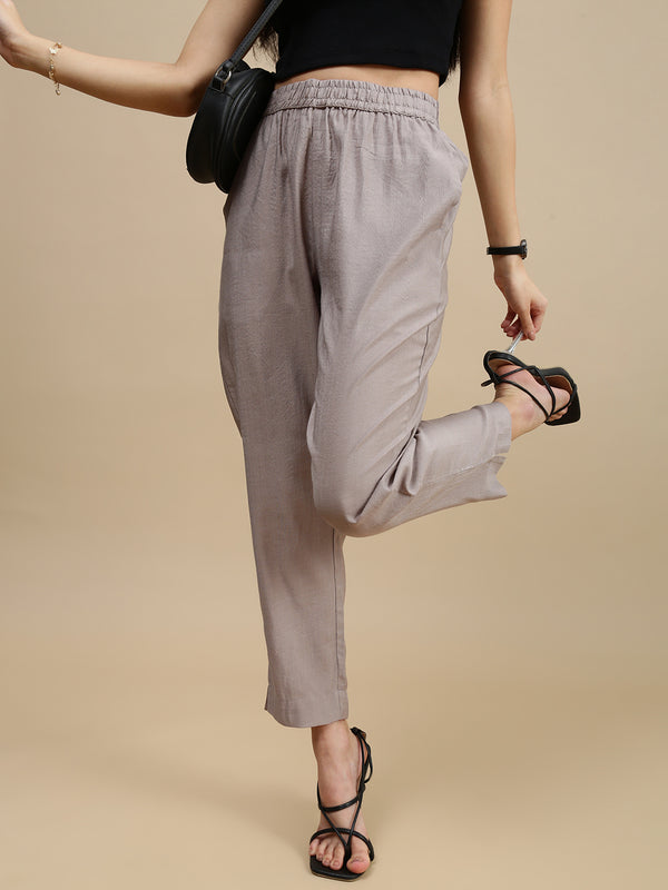 De Moza Women Festive Pants Copper - De Moza