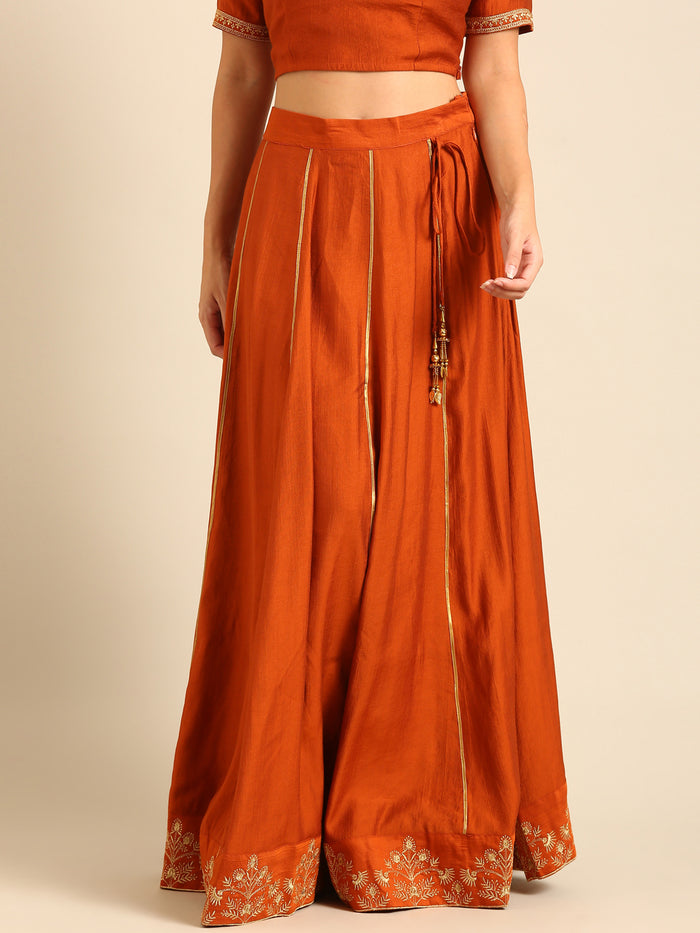 Skirt-Rust Orange - De Moza