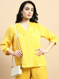 Tunic Top-Yellow - De Moza