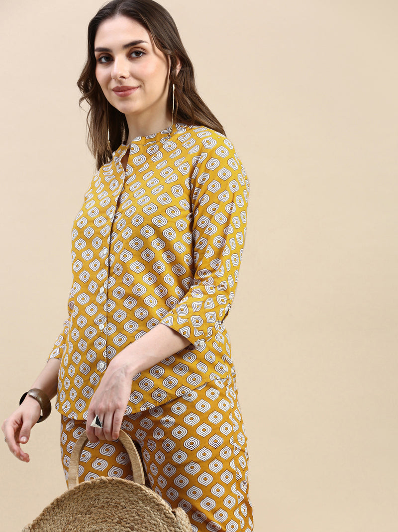 Tunic Top-Mustard - De Moza