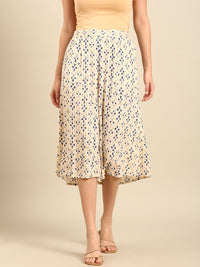 Printed Culottes-OffWhite - De Moza