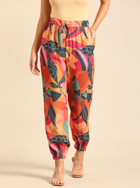 Co-Ord Set (Casual Top & Jogger)-Multi - De Moza