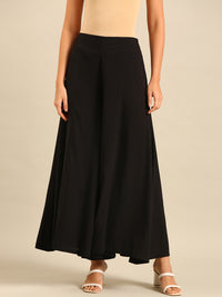 Flared Palazzo-Black - De Moza