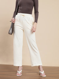 De Moza Women Casual Pants Cream