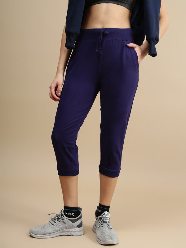 De Moza Women Athleisure Pants Navy Blue - De Moza