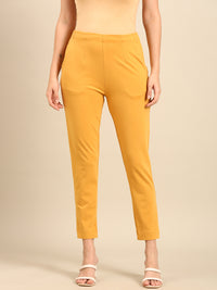 Super Stretch Kurti Pant-Gold - De Moza