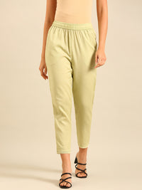 Cigarette Pants-Mint Green - De Moza