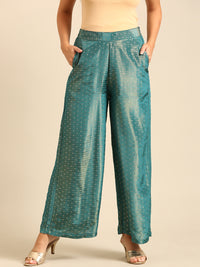 Palazzo Polka Dots-Teal - De Moza