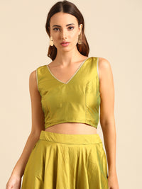 Blouse-Lime - De Moza