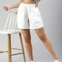 De Moza Women’s Shorts White