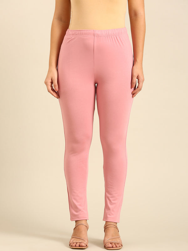 Women's Needle Pants Rose Pink - De Moza