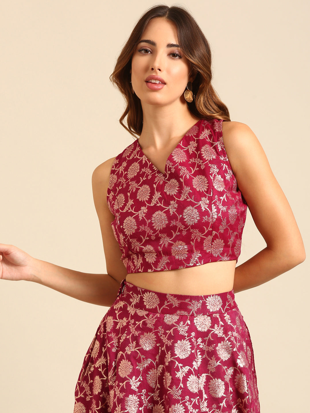 Blouse-Purple - De Moza