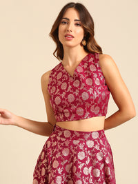 Blouse-Purple - De Moza