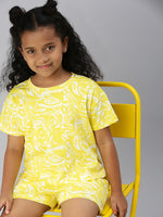 PIPIN Girls Co-ord Set Yellow