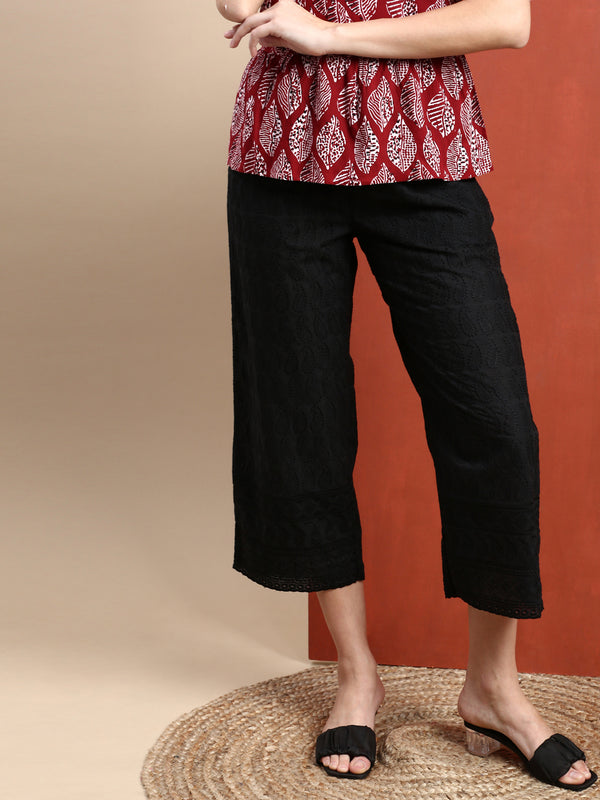 De Moza Women Palazzo Black