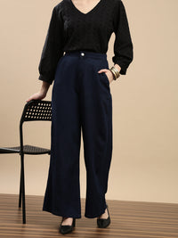 De Moza Women Casual Pants Rinse - De Moza