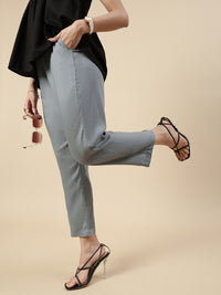 Straight Pant-Grey