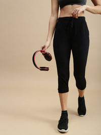 De Moza Women Athleisure Pants Black