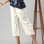 De Moza Women Cop Palazzo Natural