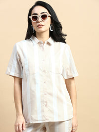 Shirt-Beige - De Moza