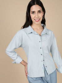 Denim Shirt-Ice Blue
