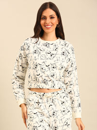 Sweatshirt-Cream - De Moza