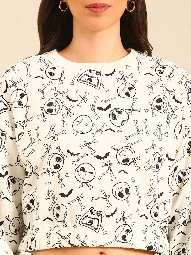 Sweatshirt-Cream - De Moza
