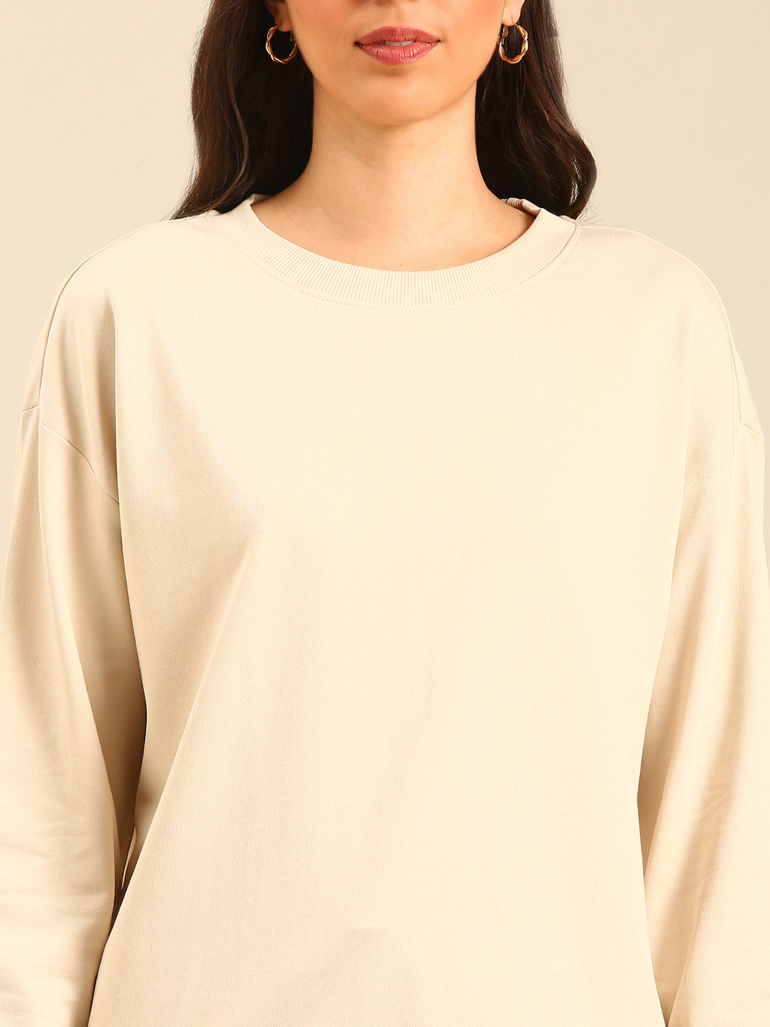 Sweatshirt-Chalk - De Moza
