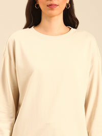 Sweatshirt-Chalk - De Moza