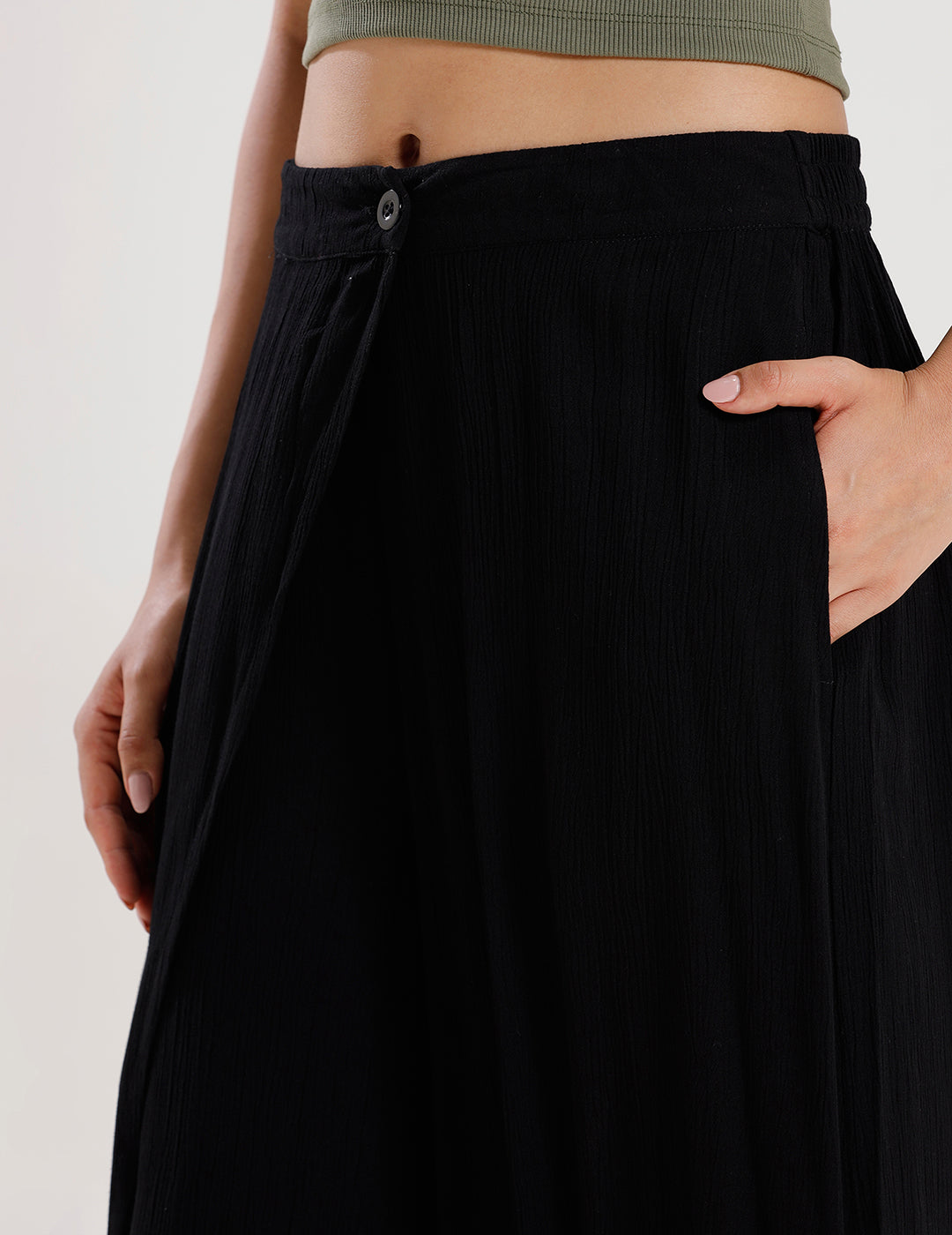 Wrap Pant-Black