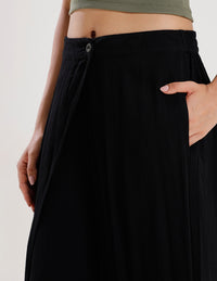 Wrap Pant-Black