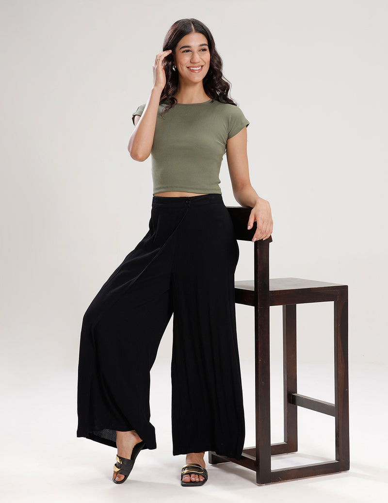 Wrap Pant-Black