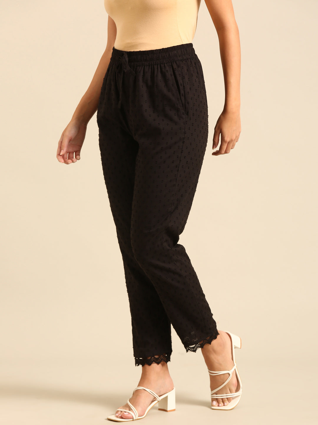 Straight Pant-Black - De Moza