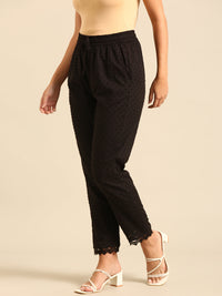 Straight Pant-Black - De Moza
