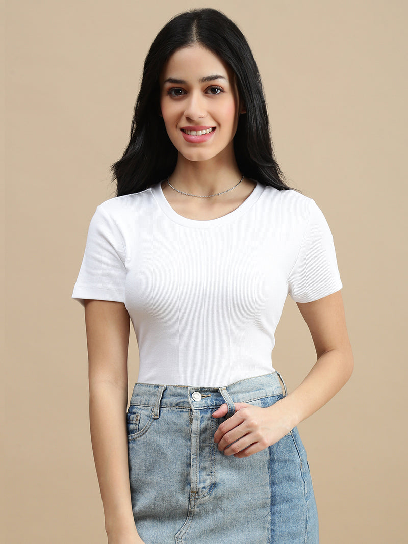 De Moza Women Casual Top White