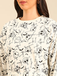 Sweatshirt-Cream - De Moza