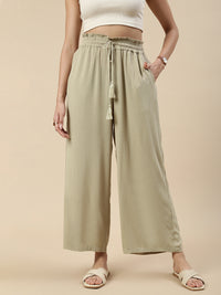 Flared Palazzo-Golden Beige