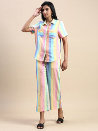 De Moza Women's Casual Palazzo Multi - De Moza