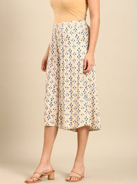 Printed Culottes-OffWhite - De Moza