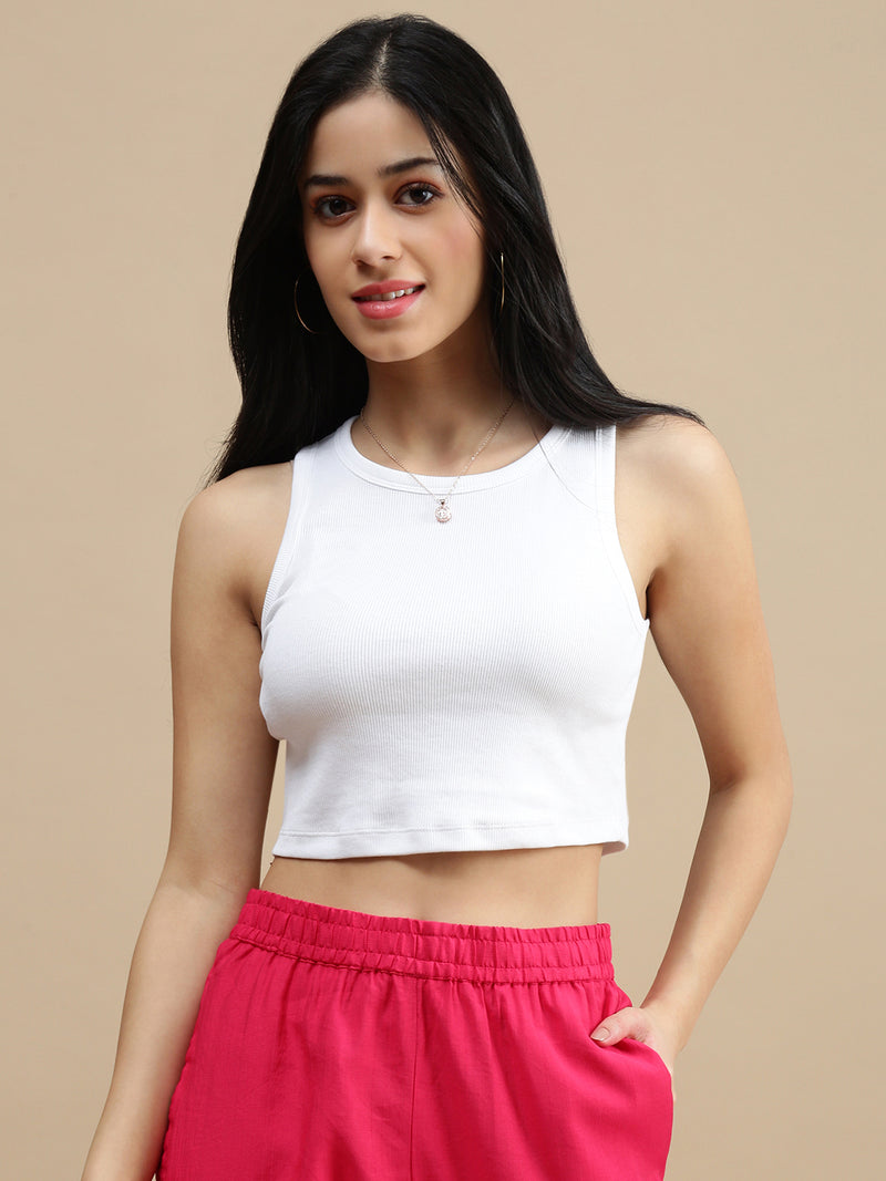 De Moza Women Casual Top White