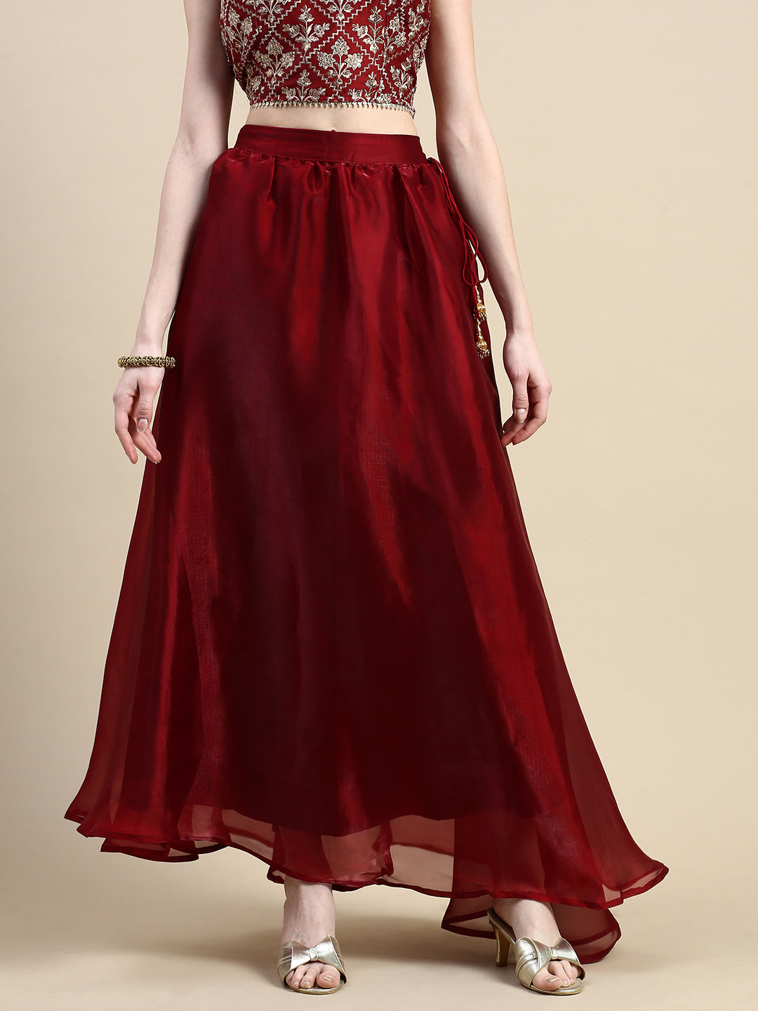 Skirt-Ruby Red - De Moza