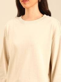 Sweatshirt-Chalk - De Moza