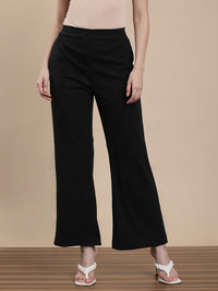 De Moza Women Casual Tregging Black