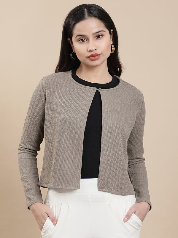 De Moza Women's Casual Top Light Olive Green - De Moza
