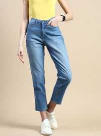 Jeans Pant-Ice Blue - De Moza