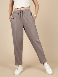 Straight Pant-Taupe